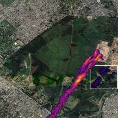 Imágenes satelitales revelan la contaminación por metano en Argentina, India y Paquistán