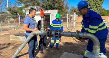 Jarsún verificó el funcionamiento de los nuevos pozos de agua en Tartagal y Salvador Mazza