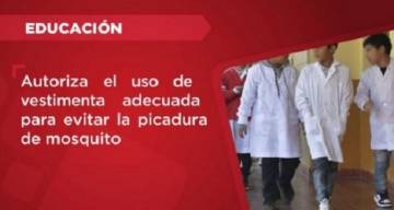 Dengue en Salta: Educación modificó el protocolo de uniformes escolares