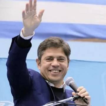 Kicillof, junto a candidatos de Frente Patria
