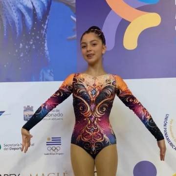 La salteña Tiziana Flores representará al país en un selectivo internacional de gimnasia aeróbica