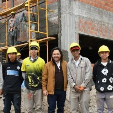 Sáenz supervisó la obra de la Ciudad Judicial de Orán, que avanza con apoyo económico de la Provincia