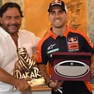 El gobernador Sáenz recibió a Luciano Benavides, campeón salteño del Dakar 2026