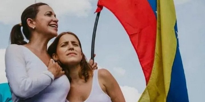 Corina Machado exige elecciones en Venezuela