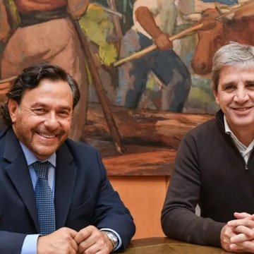 Sáenz planteó a Caputo la regularización de fondos para obras clave y garantías en el abastecimiento de gas