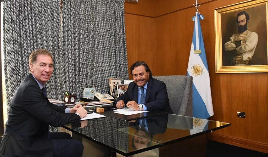 Sáenz planteó a Santilli la agenda de prioridades para Salta y requirió más previsibilidad en los fondos de obras federales