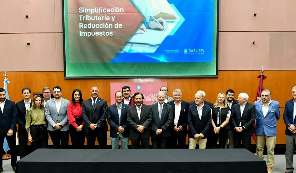 Disminución de la presión fiscal: Sáenz anunció reducción de impuestos y eliminación de tasas